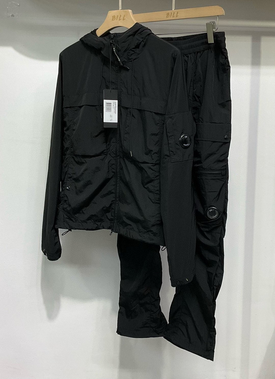 Survêtement capuche nylon CP S25 - Rouge