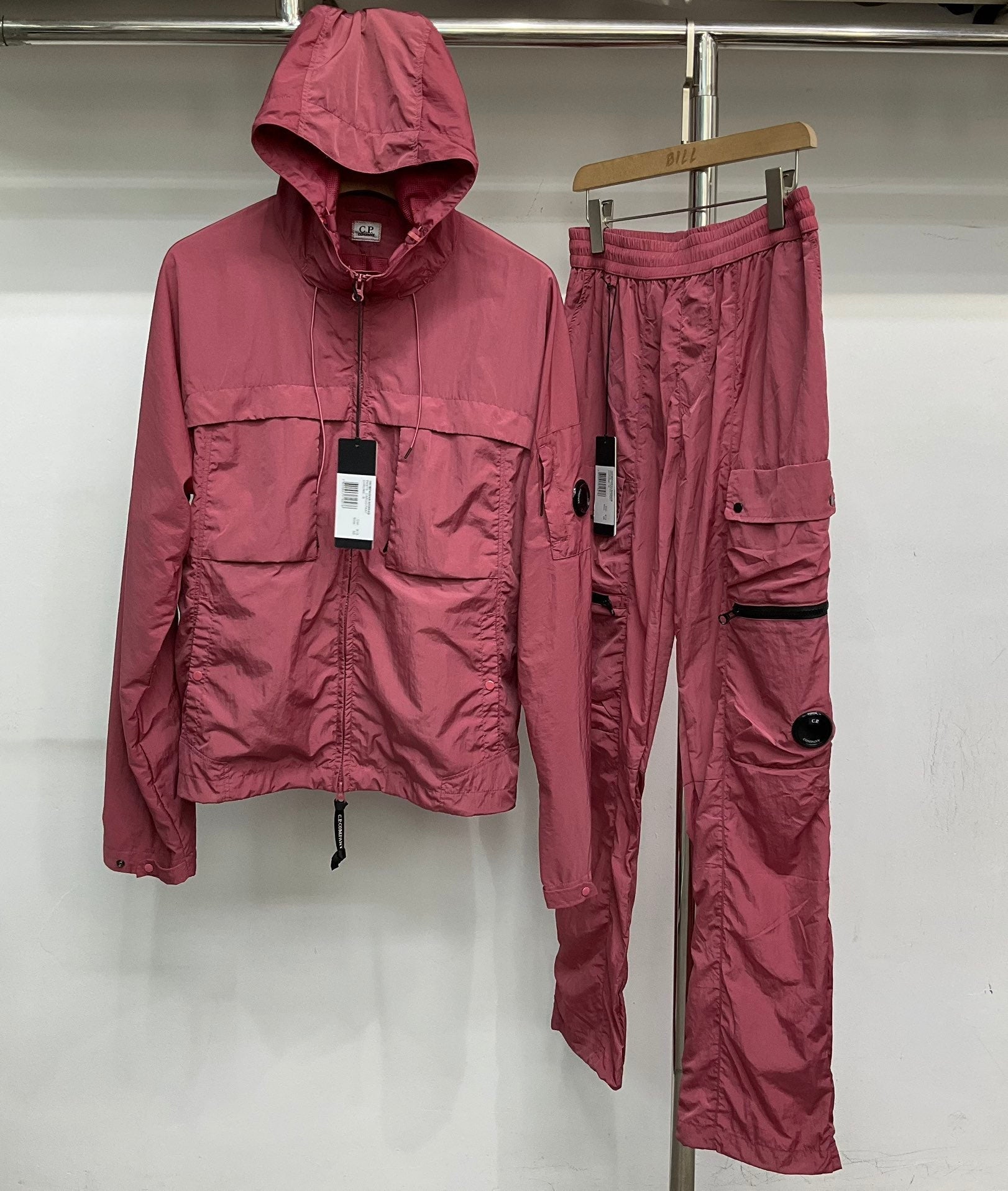 Survêtement capuche nylon CP S25 - Noir