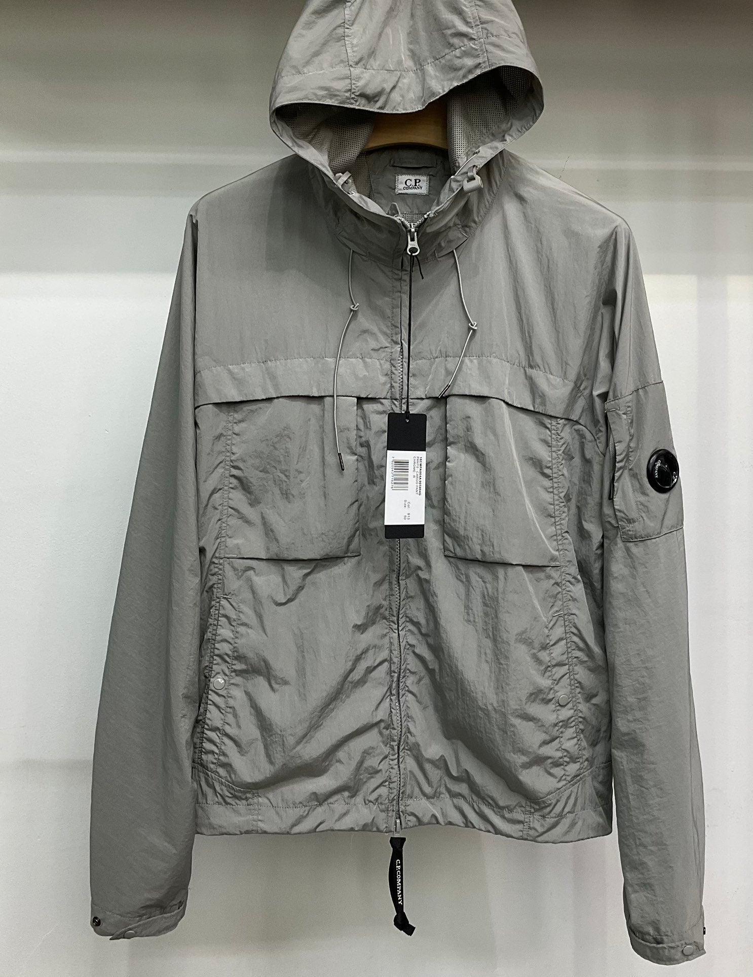 Veste nylon capuche CP S25 - Noir