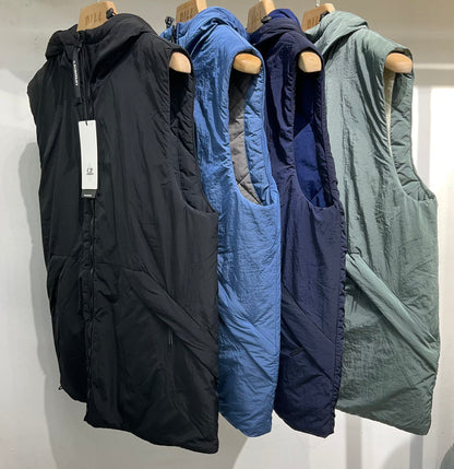 Sans manche capuche CP S25 - Bleu