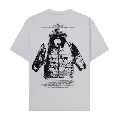 T-shirt Stone Island - Modèle 3 - Blanc